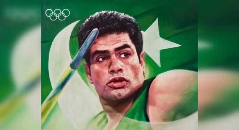 Rabia Zakir Honors Nadeem Arshad with Patriotic Portrait