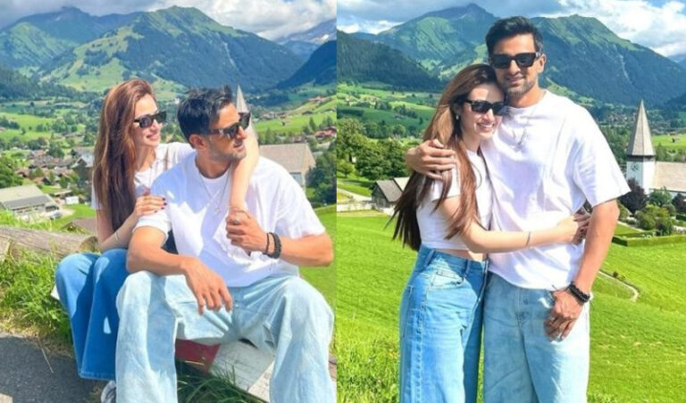 Shoaib Malik and Sana Javed