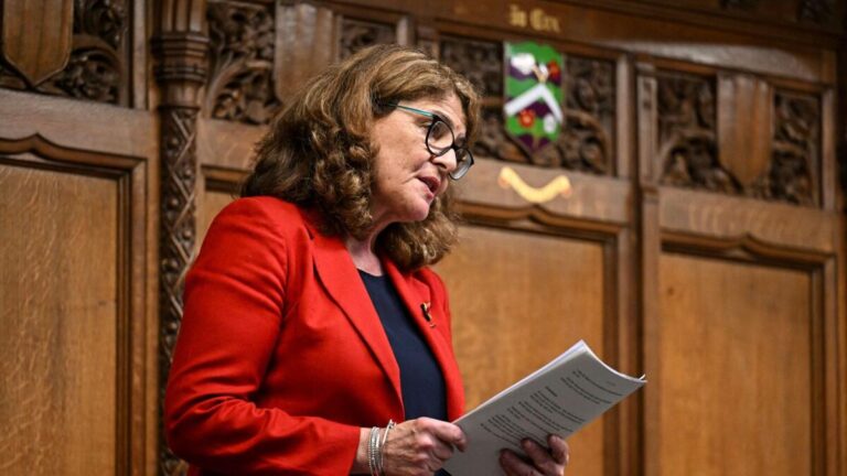 Britain's crime minister has bag stolen at police conference