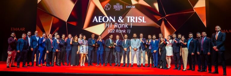 Aeon & Trisl Achieved Four Emaar No. 1 Awards and Damac's