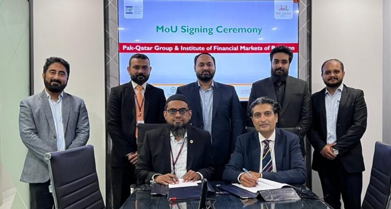 Pak-Qatar Group and Institute of Financial Markets of Pakistan Join Hands to Enhance Islamic Financial Expertise