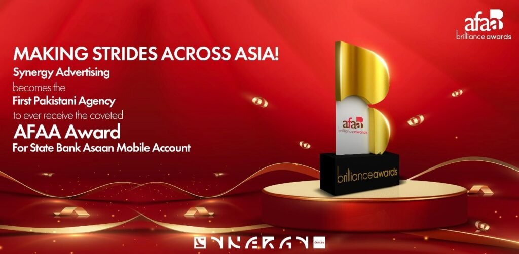 Synergy Group Wins AFAA Award for Creative Asaan Mobile Account Campaign  