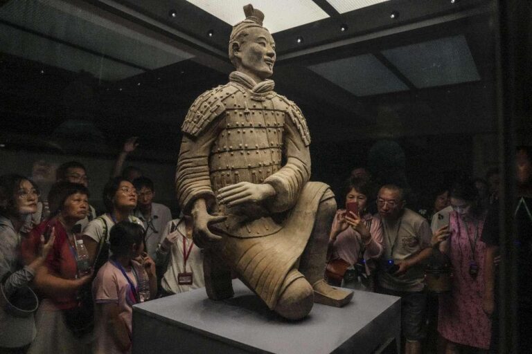 Archeological excavation of Terracotta Warriors
