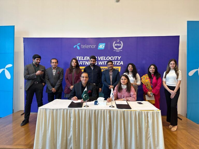 STZA and Telenor Pakistan Sign MoU to Drive Innovation