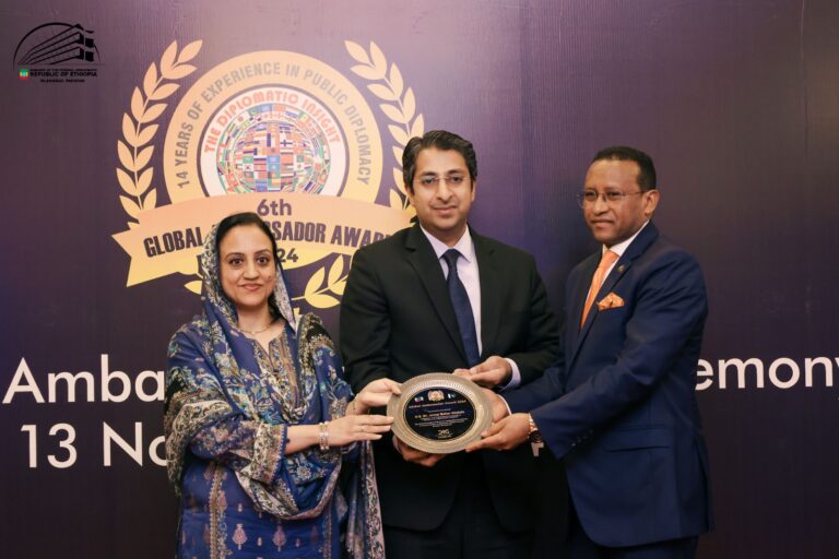 Ambassador Dr. Jemal Receives Global Ambassador Award