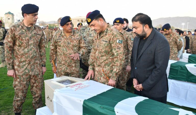 COAS Attends Funeral of Quetta Blast Martyrs, Vows Unwavering Fight Against Terrorism