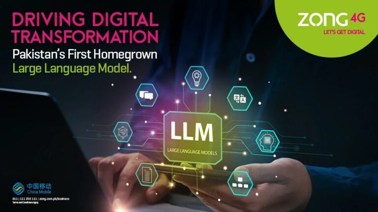Zong 4G Unveils Pakistan’s First Locally Developed Large