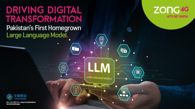 Zong 4G Unveils Pakistan’s First Locally Developed Large