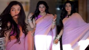 Laiba Khan's Graceful Moves in a Pink Saree Win Hearts of Fans