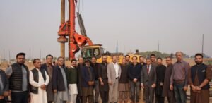 Groundnreaking ceremony of high Q tower Marks A bold