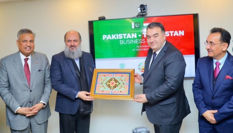 ICCI Hosts Pakistan-Tajikistan Business Forum, Setting a Benchmark for Bilateral Cooperation