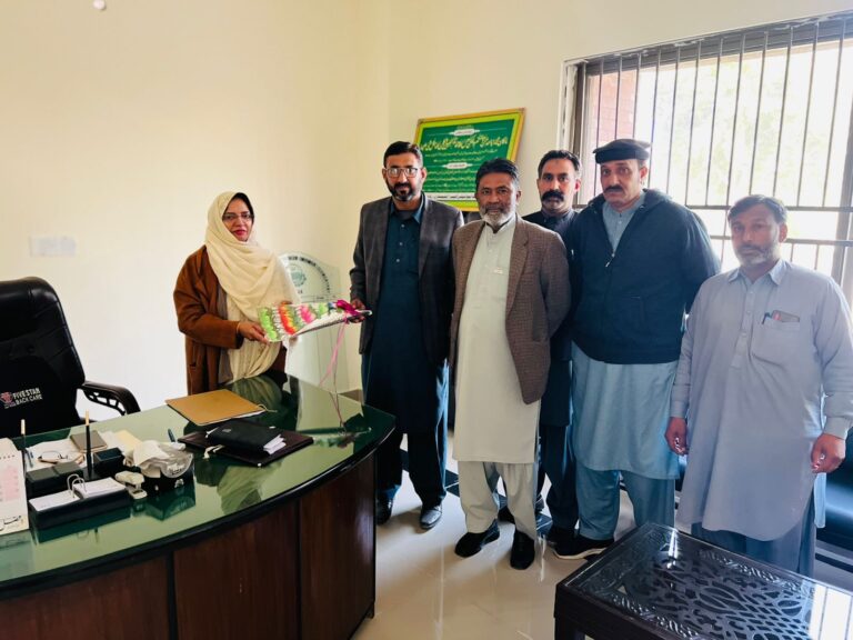 Mrs. Sajida Mukhtar Appointed DEO