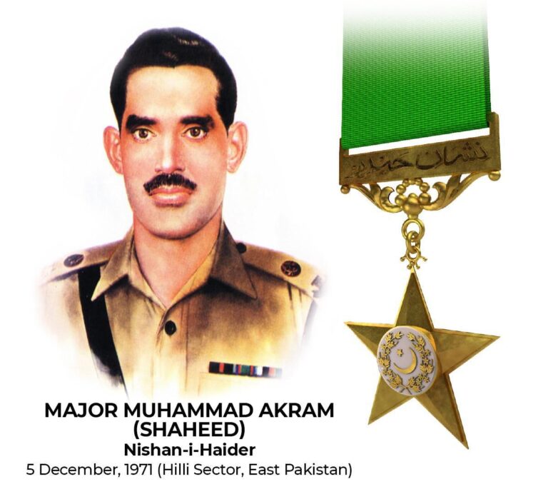 Nation Pays Tribute to Major Akram Shaheed on 53rd Martyrdom