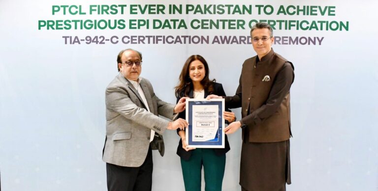 PTCL first ever in Pakistan to achieve prestigious EPI Data