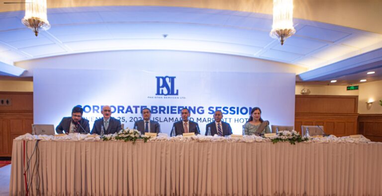 Pakistan Services Limited Hosts Fifth Corporate Briefing