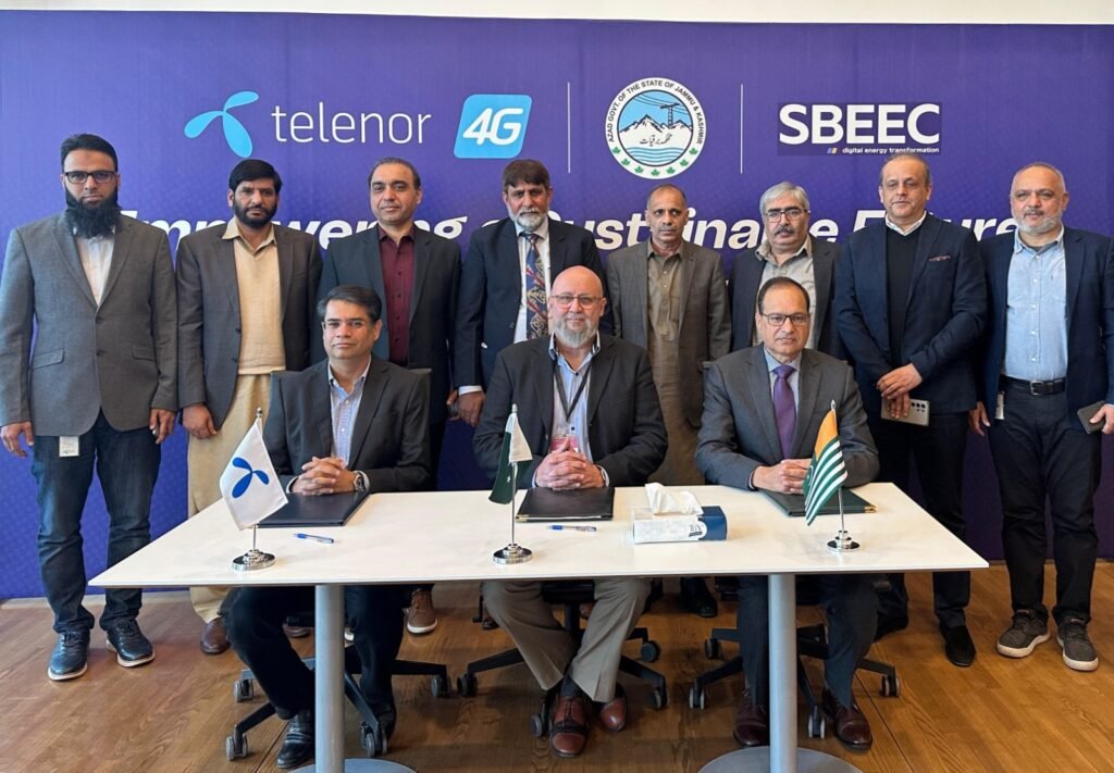 Telenor Pakistan Signs Pakistan’s First-Ever Tripartite MoU for Smart Metering at BTS Sites in AJ&K