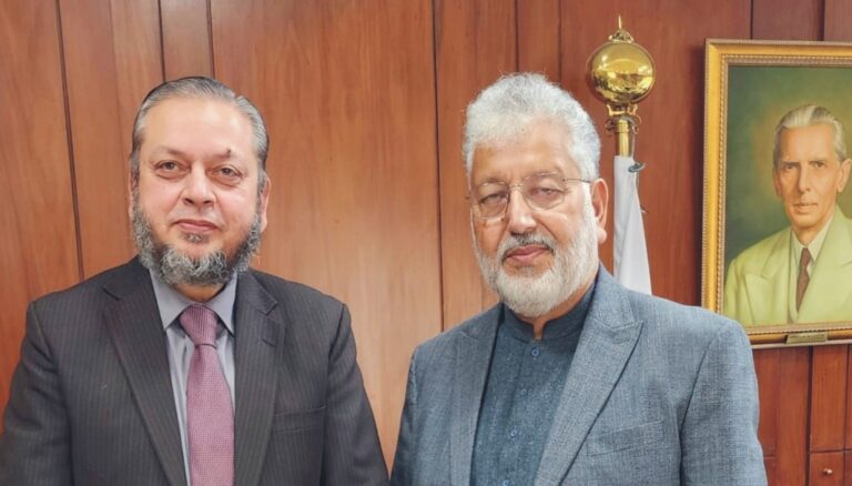 Vice Chancellor IUB, MNS University meet HEC Chairman