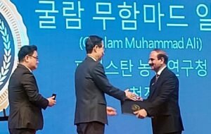 Pakistan’s Pride: Dr. Ghulam Muhammad Ali Decorated with South Korean Presidential Award for Agricultural Innovation