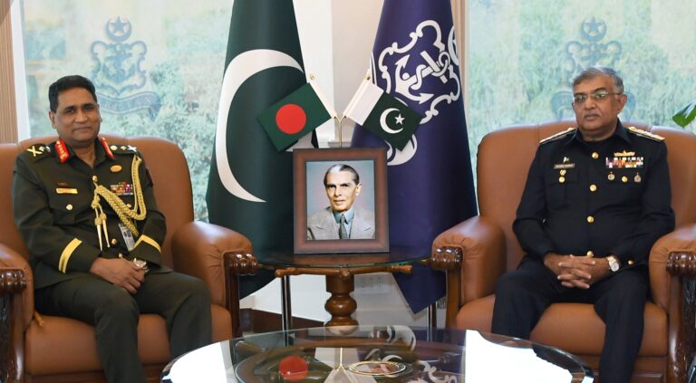 Bangladesh PSO Visits Pakistan Navy Chief