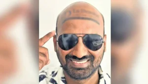 Indian Vlogger Turns His Bald Head into a Source of Income