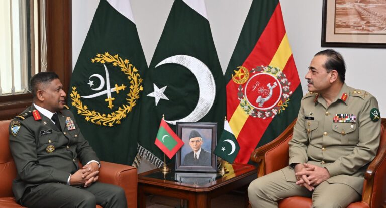 Maldives CDF Meets COAS Asim Munir