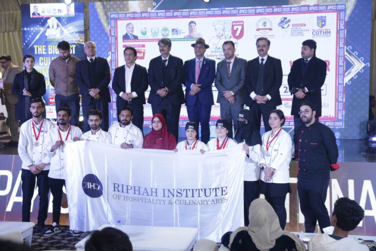 Riphah Institute of Hospitality and Culinary Arts Shines