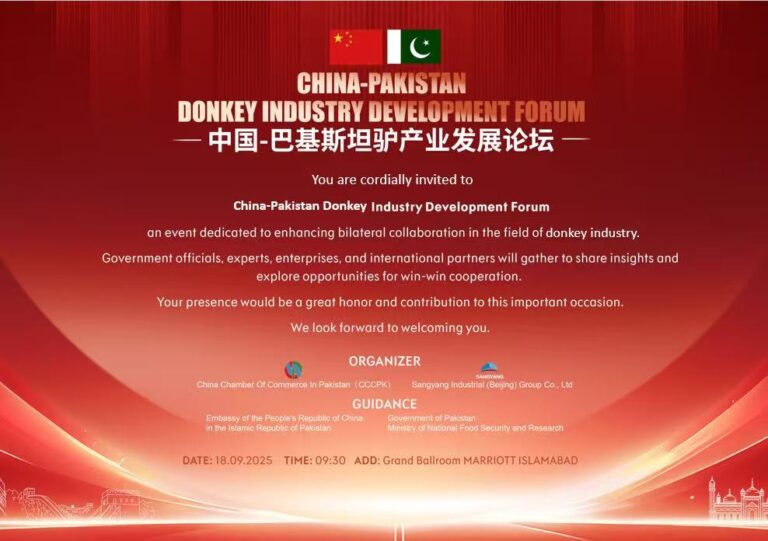 China-Pakistan forum explores donkey industry opportunities