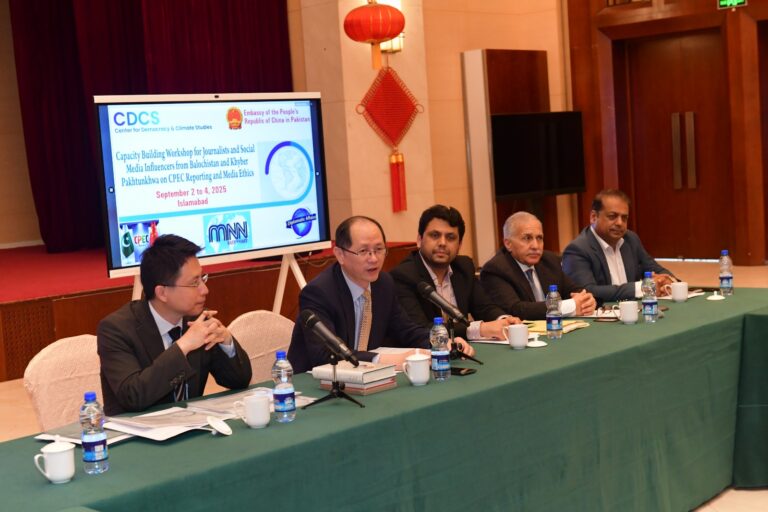 Media's role significant in communicating bilateral relations, CPEC projects: Chinese envoy