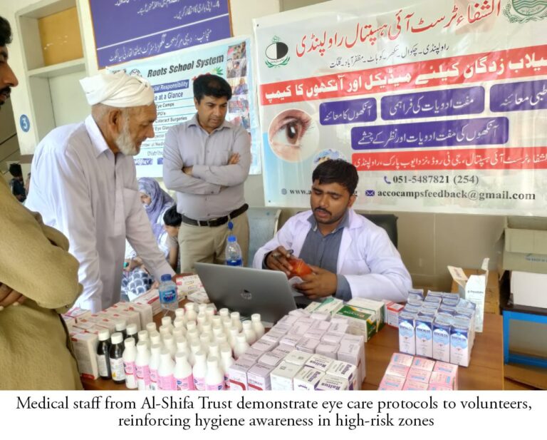Al-Shifa Trust treats over 15,000 flood victims