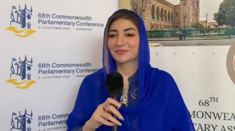 Balochistan MPA Farah Azeem Shah’s peace proposals approved at Commonwealth Conference