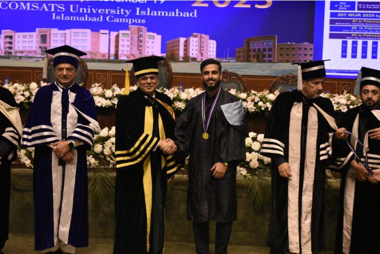 COMSATS University Islamabad convocation ceremony awarding degrees to over 2,300 graduates