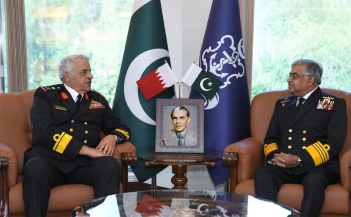 Bahrain naval commander meets Naval Chief to discuss maritime cooperation