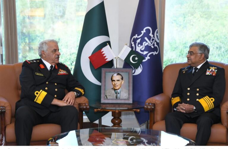 Bahrain naval commander meets Naval Chief to discuss maritime cooperation