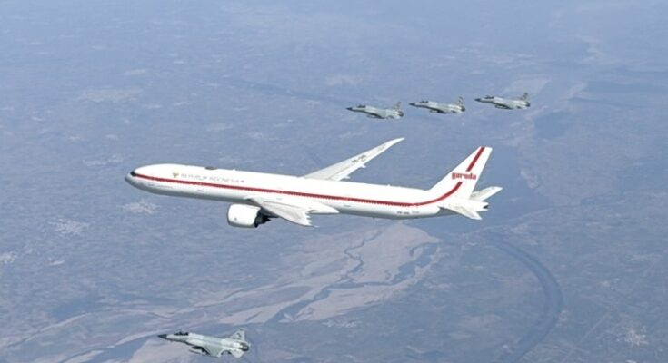 PAF provides ceremonial air escort to Indonesian president on arrival in Pakistan