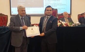 Prestigious Recognition for Arid University, Dr. Azam Khan Awarded PAS Gold Medal