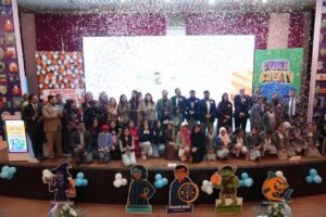 Officials attend an event on child online protection hosted by Telenor Pakistan and UNICEF.