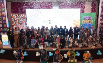 Officials attend an event on child online protection hosted by Telenor Pakistan and UNICEF.