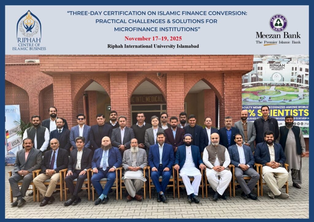 Three-Day Certification on Islamic Finance Conversion Successfully Conducted