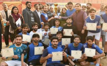 Three-Day Interfaculty Boys Football Championship Concludes at PMAS-AAUR