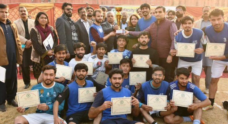 Three-Day Interfaculty Boys Football Championship Concludes at PMAS-AAUR
