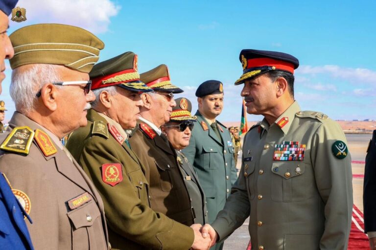 COAS Asim Munir Holds Defence Talks with Libyan Military Leadership During Official Visit