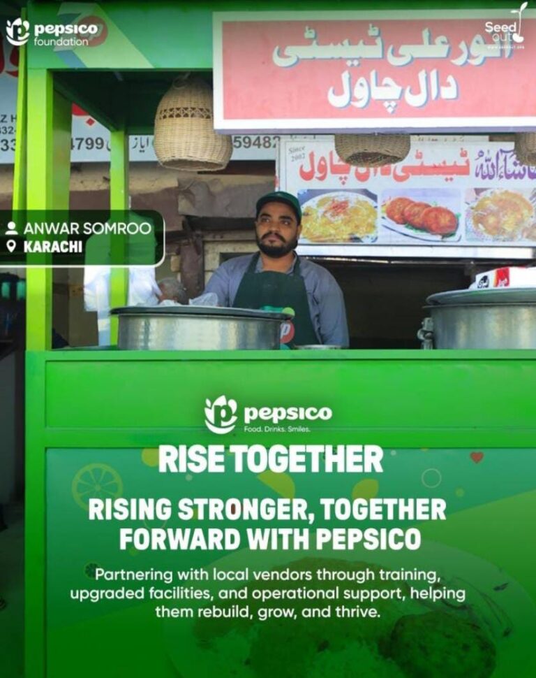 PepsiCo Rise Together program helps rebuild livelihoods of flood-affected street food vendors in Pakistan.