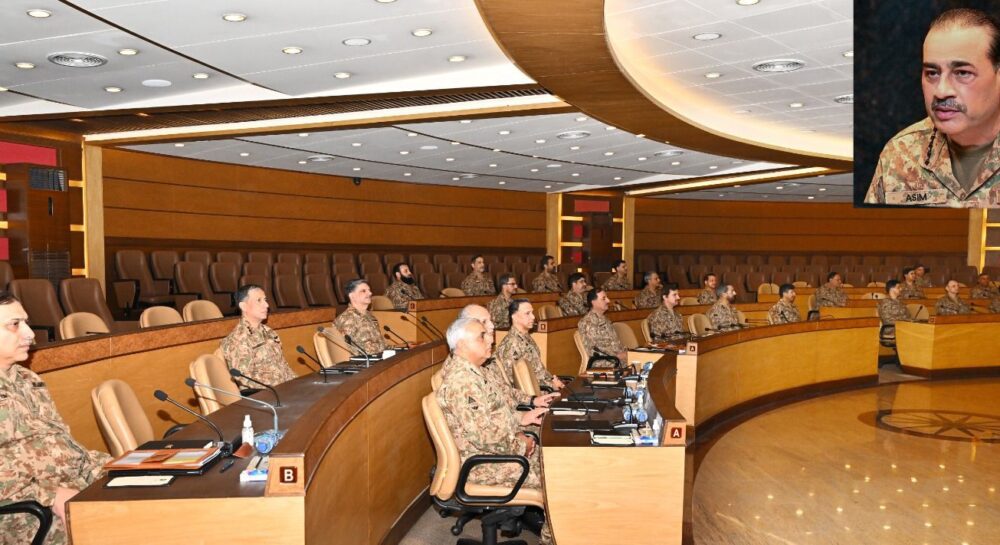 Field Marshal Syed Asim Munir leads Corps Commanders’ Conference, warns against political exploitation of terrorism