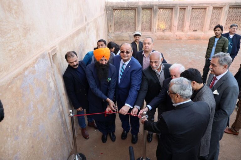 Three historic monuments unveiled at Lahore Fort after conservation
