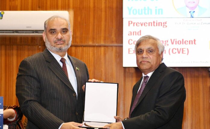 Participants attend a youth-focused seminar on countering violent extremism at PMAS Arid Agriculture University Rawalpindi