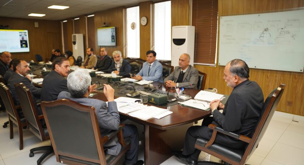 Officials review food prices as wheat sowing targets met and sugar prices decline ahead of Ramadan in Islamabad.