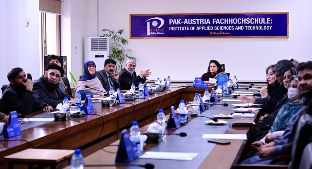 Chairperson Bisp Senator Rubina Khalid Explores Skill Development Partnership with Pak-Austria Institute, Haripur