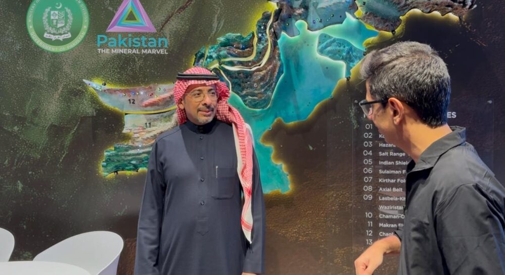 Saudi industry minister visits Pakistan Pavilion at Future Minerals Forum