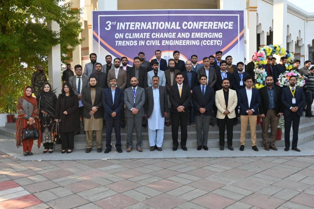 Delegates attend climate resilience conference at GIKI focusing on sustainable civil engineering and water research.