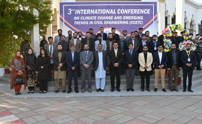 Delegates attend climate resilience conference at GIKI focusing on sustainable civil engineering and water research.